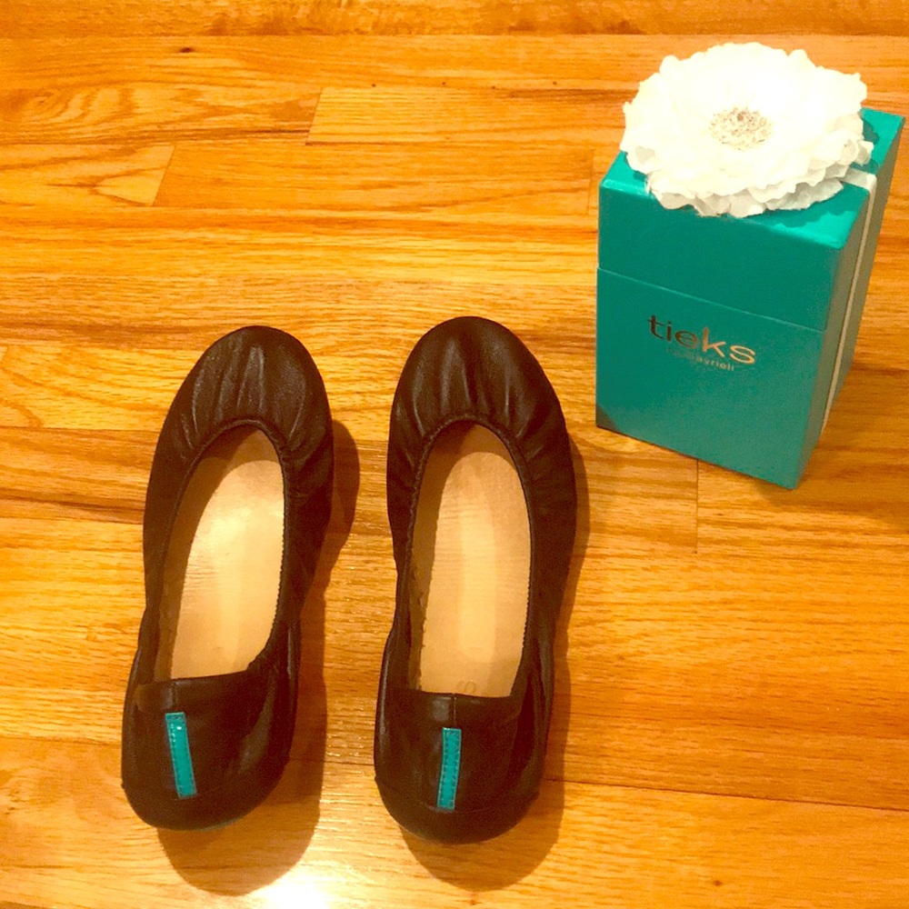 tieks by Gavrieli matte black size 8 ballet flats